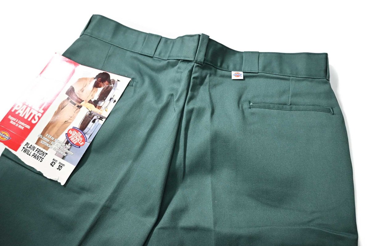 画像5: 80s Deadstock Dickies 874 Work Pants Lincoln Green made in USA (5)