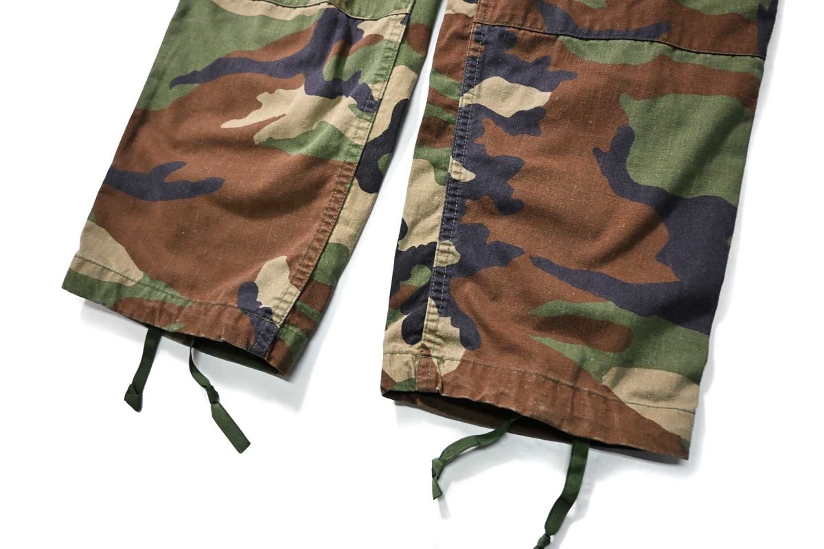 画像3: 94' Used Us Military Painted Combat Trouser Woodland Camo (3)