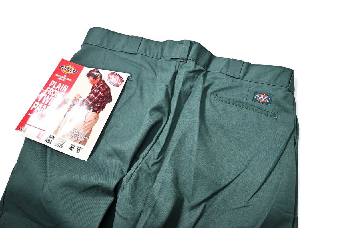 画像6: 90s Deadstock Dickies 874 Work Pants Lincoln Green made in USA (6)