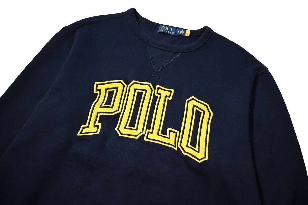 画像2: Used Polo Ralph Lauren Sweat Shirt Navy (2)