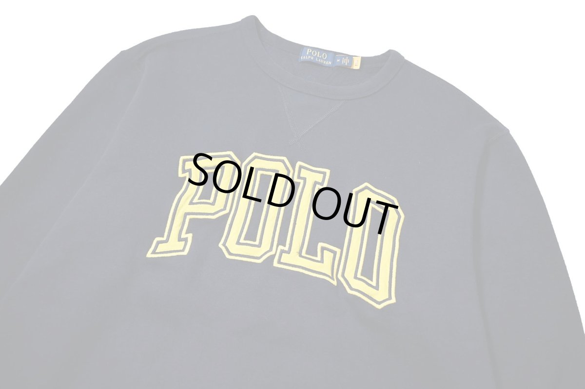 画像2: Used Polo Ralph Lauren Sweat Shirt Navy (2)