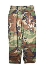 画像1: 94' Used Us Military Painted Combat Trouser Woodland Camo (1)