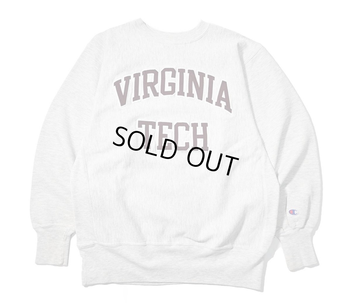 画像1: 90-00s Used Champion Reverse Weave Sweat Shirt "Virginia Tech" (1)