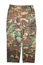 画像1: 89' Used Us Military Painted Combat Trouser Woodland Camo (1)