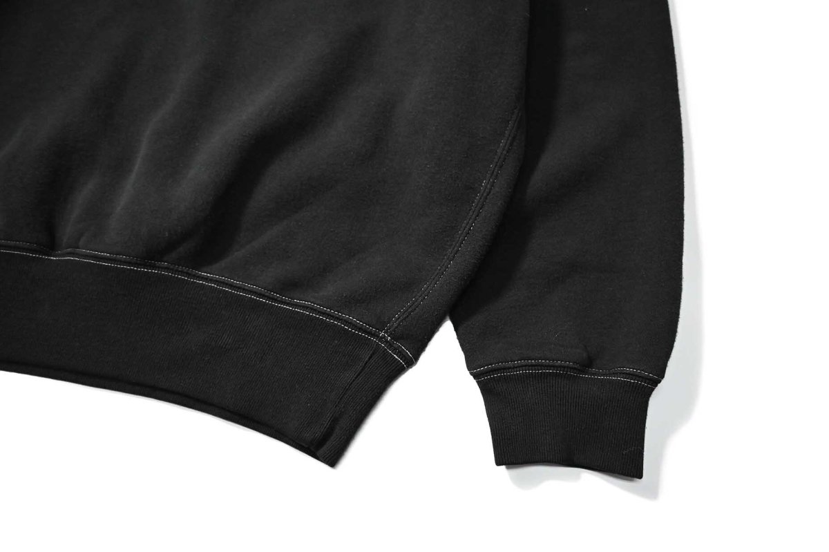 画像3: 90-00s Used Polo Ralph Lauren Sweat Shirt Black Over Dye (3)