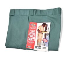 画像1: 80s Deadstock Dickies 874 Work Pants Lincoln Green made in USA (1)