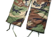 画像3: 95' Used Us Military Painted Ripstop Combat Trouser Woodland Camo (3)