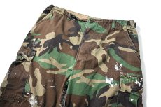 画像2: Used Us Military Painted Ripstop Combat Trouser Woodland Camo (2)