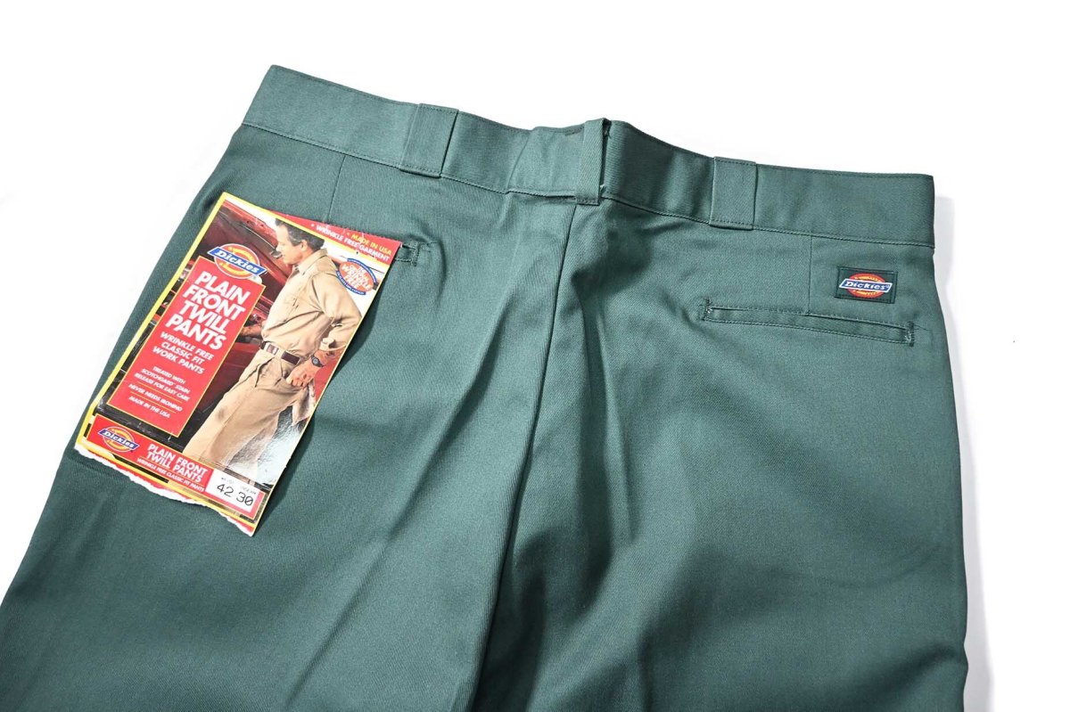 画像5: 90s Deadstock Dickies 874 Work Pants Lincoln Green made in USA (5)