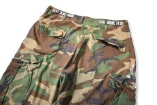 画像4: 89' Used Us Military Painted Combat Trouser Woodland Camo (4)