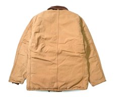 画像2: 90-00s Used Carhartt Duck Quilt Lined Traditional Coat Brown (2)