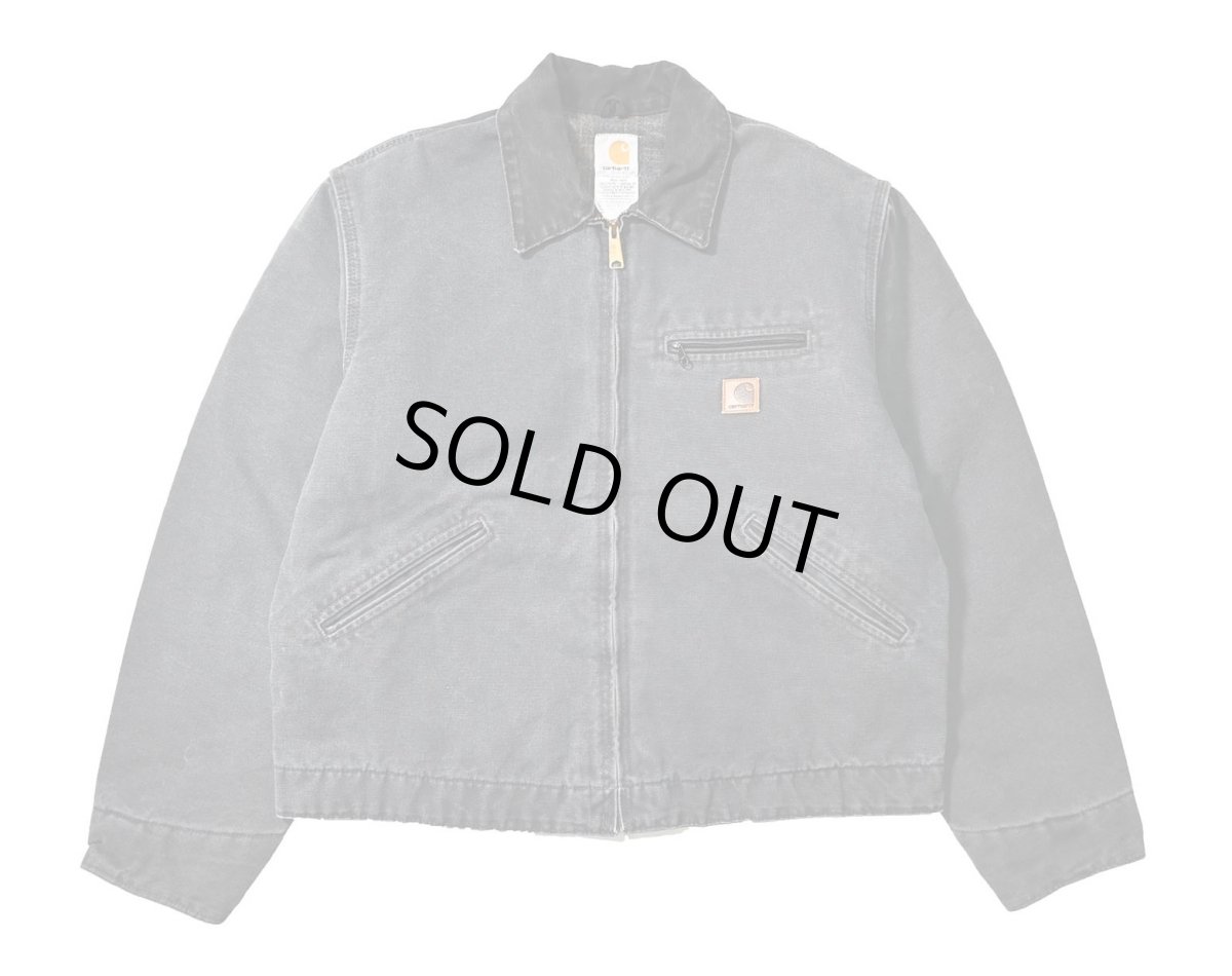 画像1: 05' Used Carhartt Blanket Lined Duck Detroit Jacket Petrol (1)