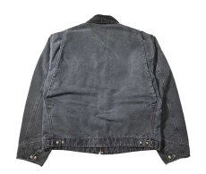 画像2: 05' Used Carhartt Blanket Lined Duck Detroit Jacket Petrol (2)
