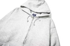 画像2: 90s-00s Used Pluma Thermal Lined Zip Sweat Hoodie Grey (2)