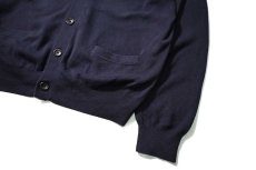 画像3: 90-00s Used Polo Ralph Lauren Cotton Knit Cardigan Navy (3)