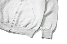 画像3: 80s-90s Used Jerzees Blank Zip Sweat Hoodie Ash made in USA (3)
