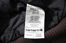 画像8: Used Carhartt Duck Insulated Active Jacket Dark Brown (8)
