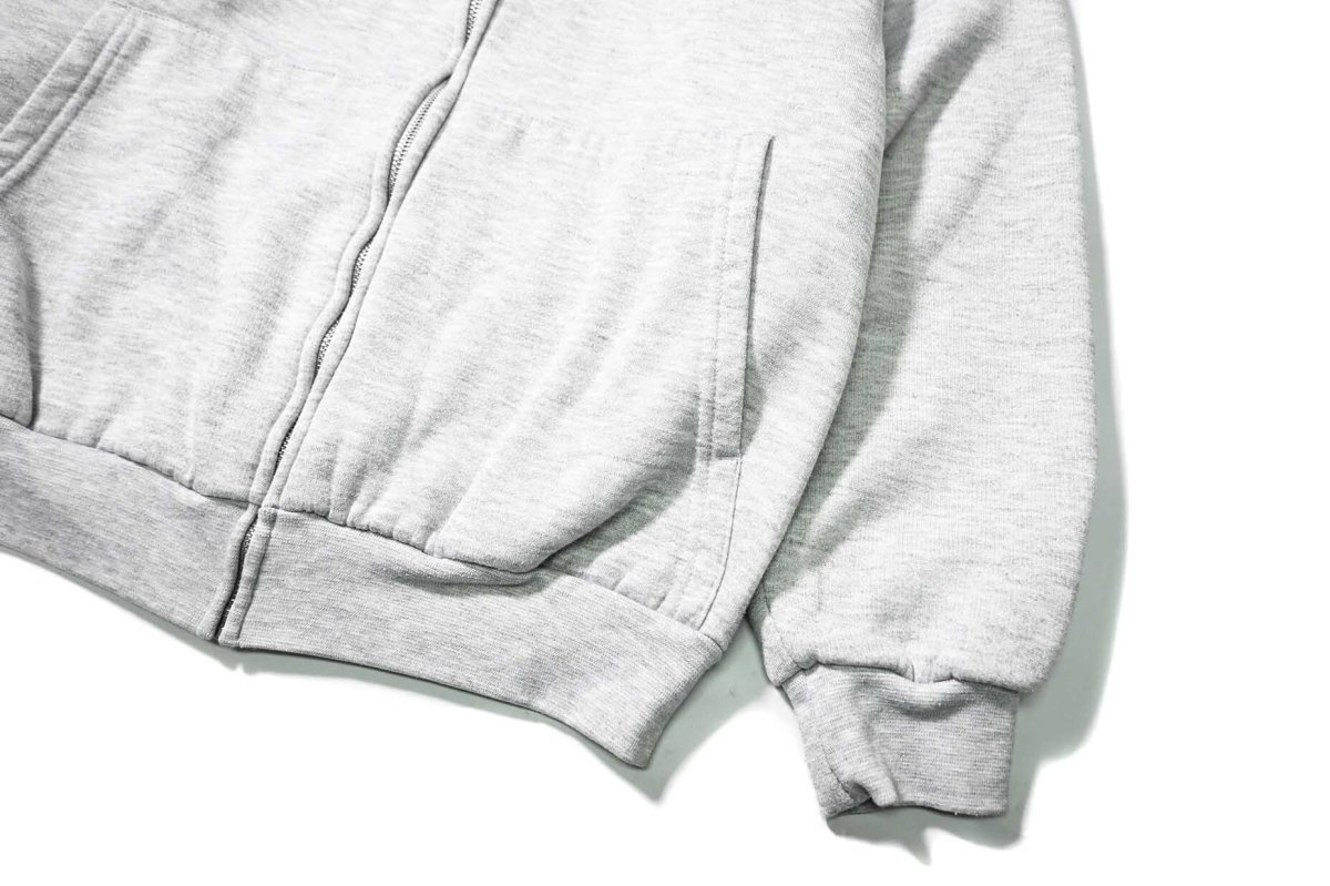 画像3: 90s-00s Used Pluma Thermal Lined Zip Sweat Hoodie Grey (3)