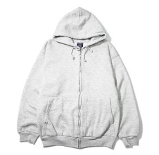 画像1: 90s-00s Used Pluma Thermal Lined Zip Sweat Hoodie Grey (1)