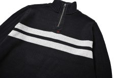 画像2: 90-00s Used Polo Jeans Co. Ralph Lauren Quarter Zip Cotton Knit Sweater (2)