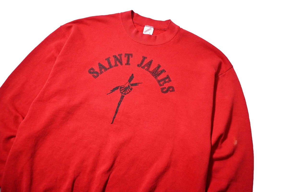 画像2: 80-90s Used Jerzees Print Sweat Shirt made in USA (2)