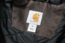 画像6: Used Carhartt Duck Insulated Active Jacket Dark Brown (6)