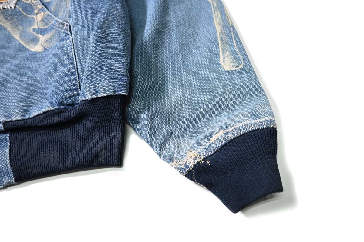 画像4: 90-00s Used Carhartt Duck Born Print Thermal Lined Active Jacket made in USA (4)