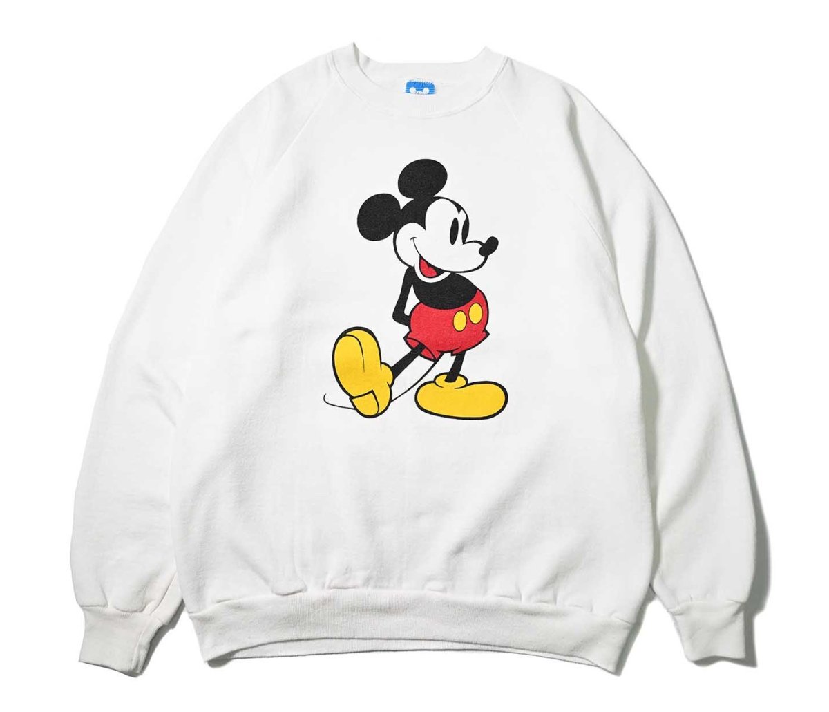 画像1: 80s Used Disney Raglan Sleeve Sweat Shirt made in USA (1)