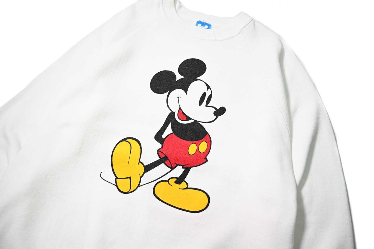 画像2: 80s Used Disney Raglan Sleeve Sweat Shirt made in USA (2)