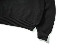 画像3: 90-00s Used Polo Ralph Lauren Cotton Knit Sweater Black (3)