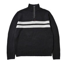画像1: 90-00s Used Polo Jeans Co. Ralph Lauren Quarter Zip Cotton Knit Sweater (1)
