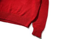 画像3: 90-00s Used Polo Ralph Lauren Cotton Knit Sweater Red (3)
