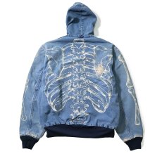 画像2: 90-00s Used Carhartt Duck Born Print Thermal Lined Active Jacket made in USA (2)