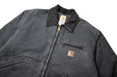 画像3: 05' Used Carhartt Blanket Lined Duck Detroit Jacket Petrol (3)