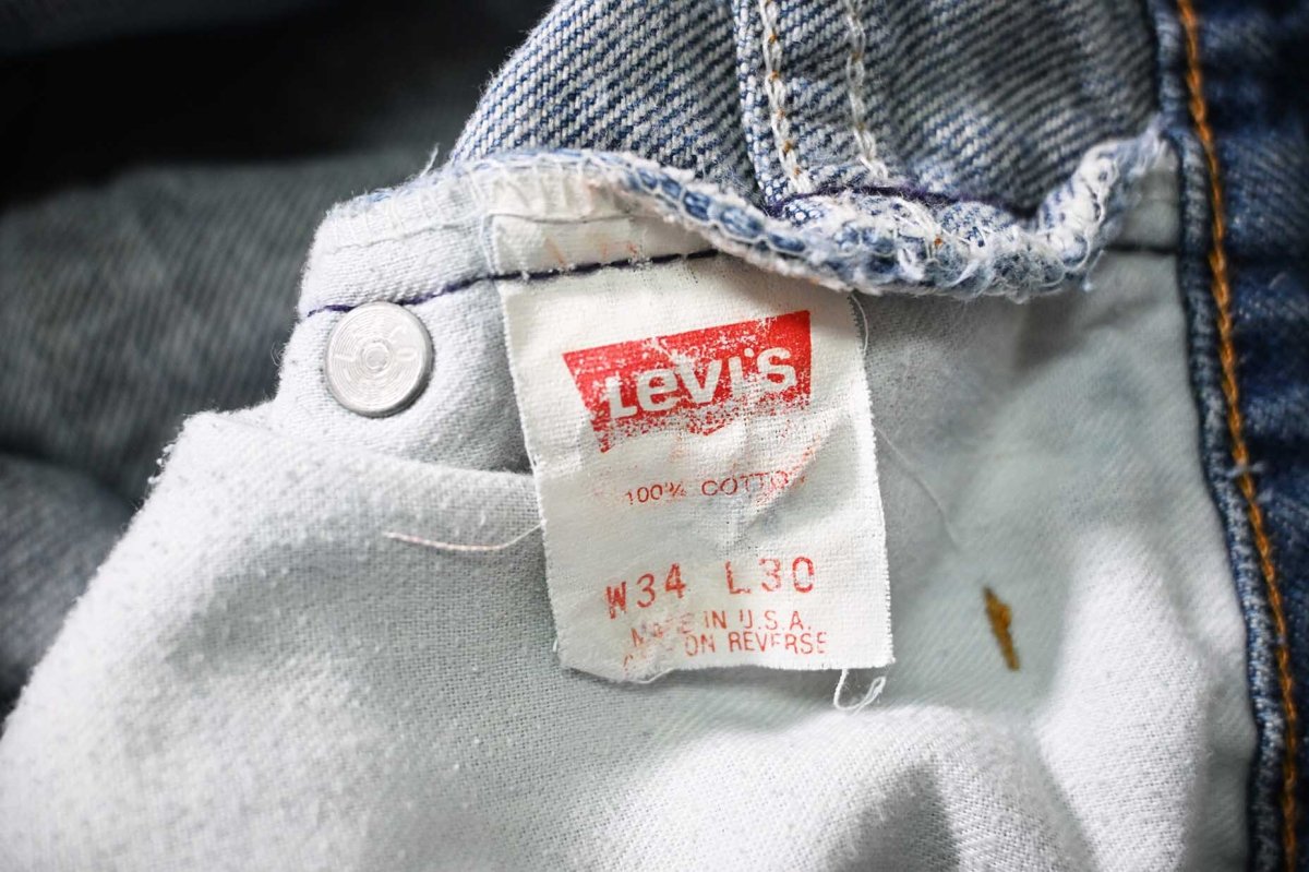 画像8: 92' Used Levi's 517 Denim Pants made in USA リーバイス (8)