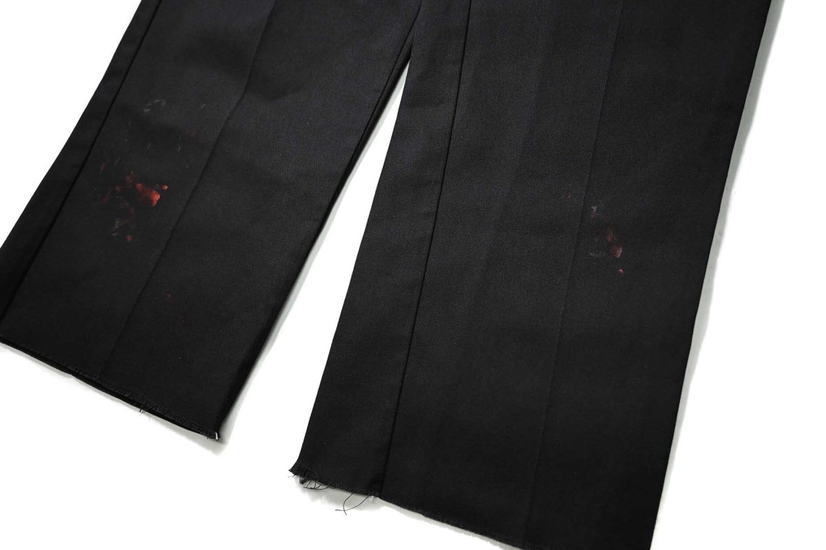画像3: Used Dickies 874 Painted Work Pants Black (3)