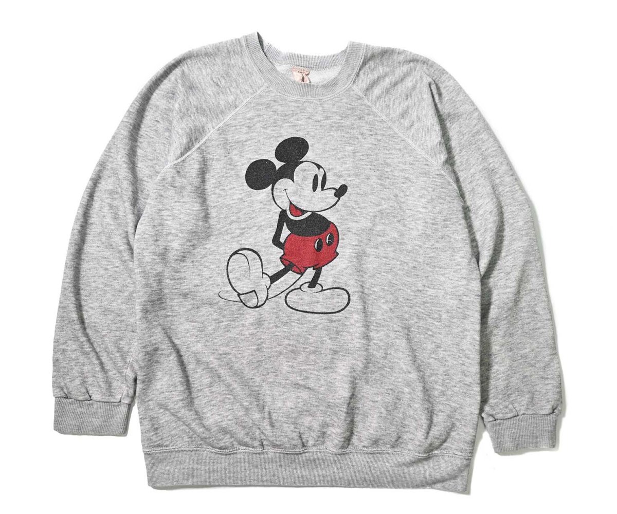 画像1: 80s Used Disney Raglan Sleeve Sweat Shirt (1)