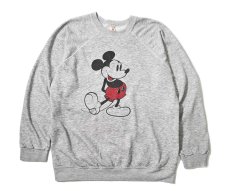 画像1: 80s Used Disney Raglan Sleeve Sweat Shirt (1)