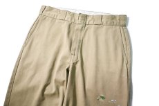 画像2: Used Dickies 874 Painted Work Pants Khaki (2)