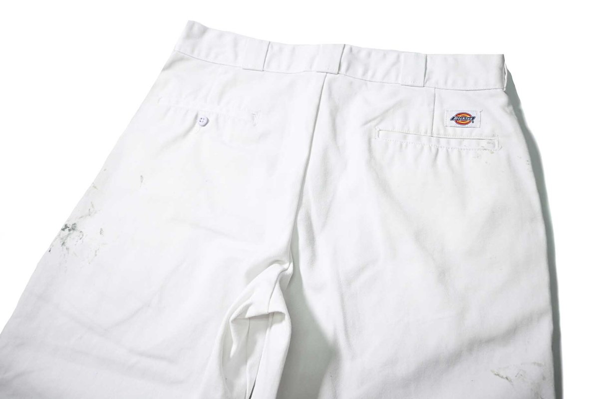 画像4: Used Dickies 874 Painted Work Pants White (4)
