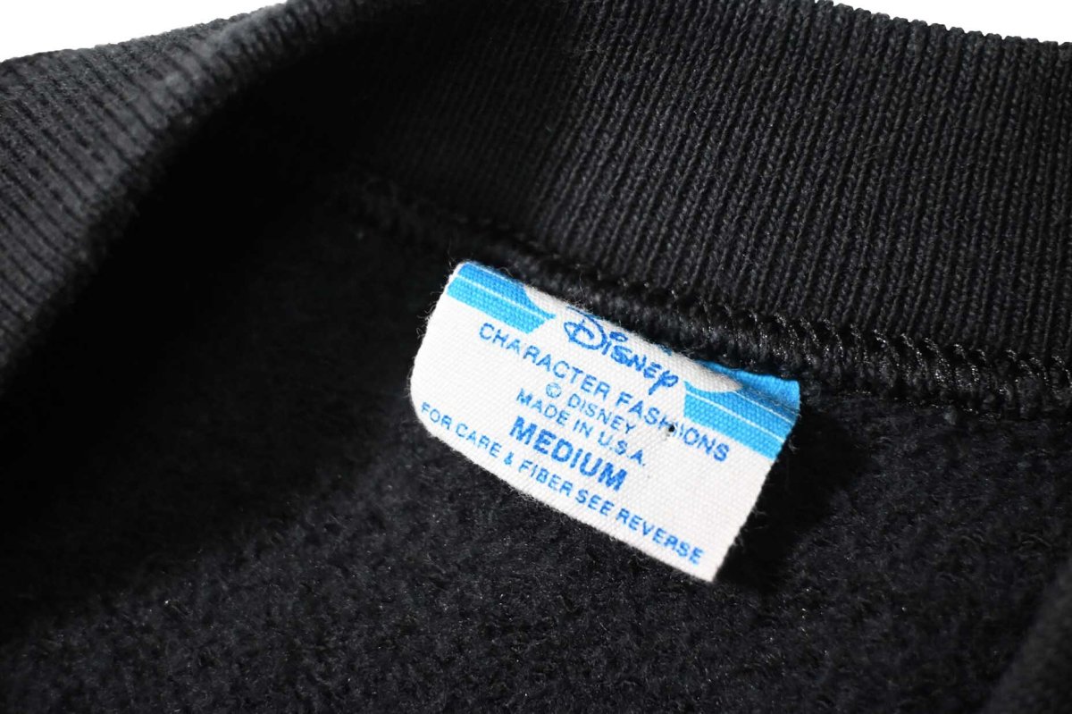 画像4: 80s Used Disney Felt Print Sweat Shirt made in USA (4)