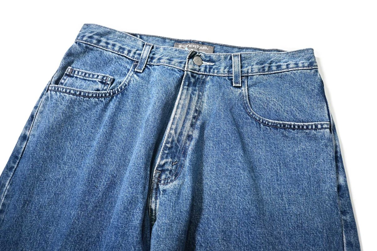 画像2: 01' Used Levi's Silver Tab Oversized Fit Denim Pants リーバイス (2)
