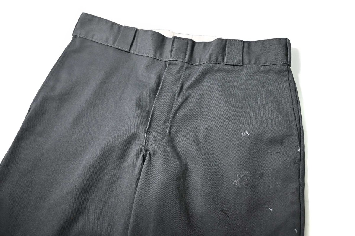 画像2: Used Dickies 874 Painted Work Pants Charcoal (2)