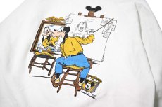 画像2: 80s Used Disney Raglan Sleeve Sweat Shirt made in USA (2)