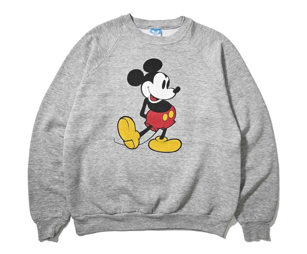 画像1: 80s Used Disney Raglan Sleeve Sweat Shirt made in USA (1)