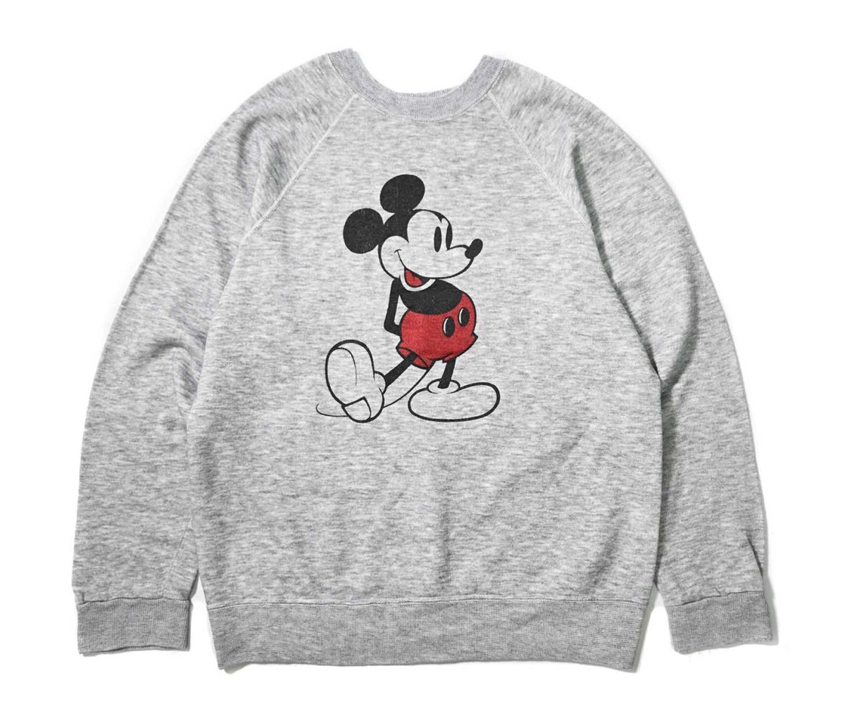 画像1: 80s Used Disney Raglan Sleeve Sweat Shirt (1)