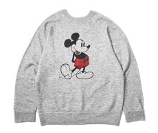 画像1: 80s Used Disney Raglan Sleeve Sweat Shirt (1)
