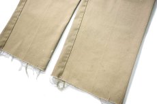 画像3: Used Dickies 874 Painted Work Pants Khaki (3)