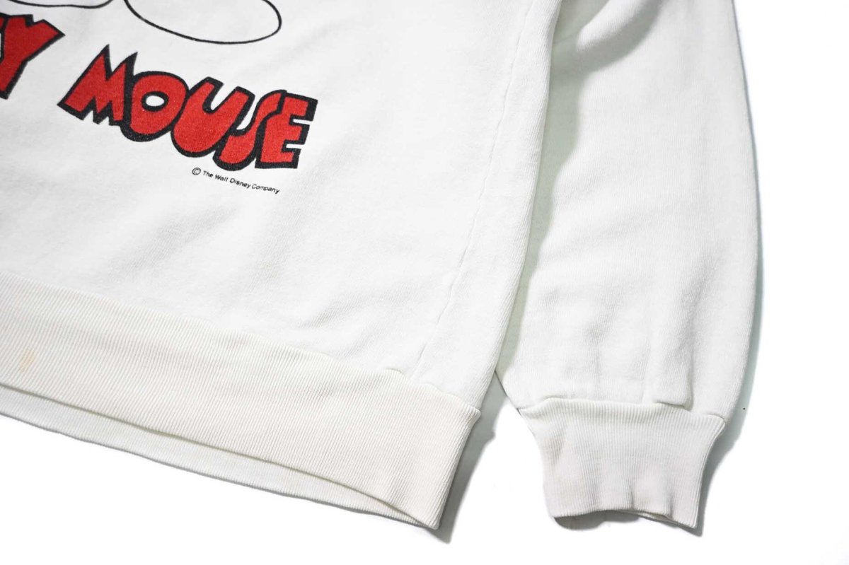 画像3: 80-90s Used Disney Raglan Sleeve Sweat Shirt 両面プリント (3)