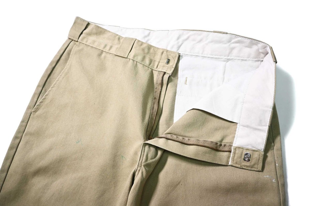 画像5: Used Dickies 874 Painted Work Pants Khaki (5)